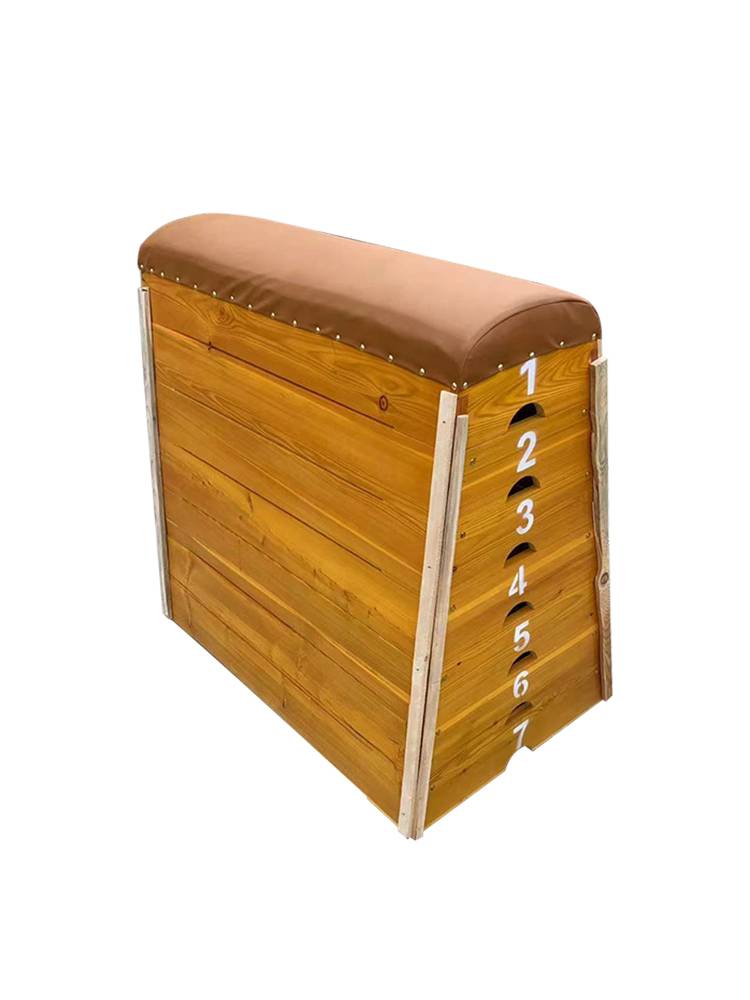 Peasant training equipment for children jumps into goat soft home-based kindergartens that can saddle horse-dry wood jumpbox