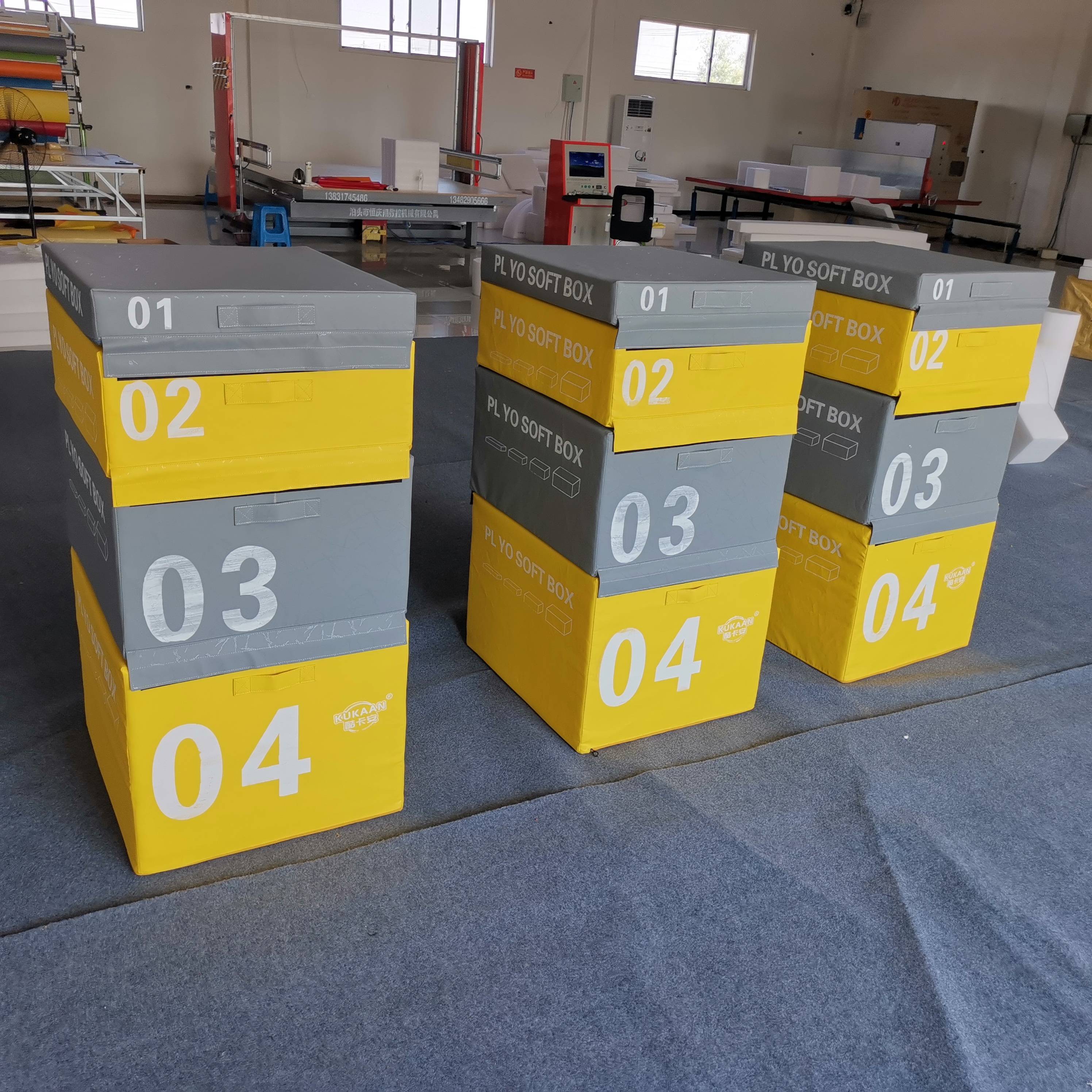 Cool Caan children's scalable and sensory training equipment is a progressive four-shot jumpbox