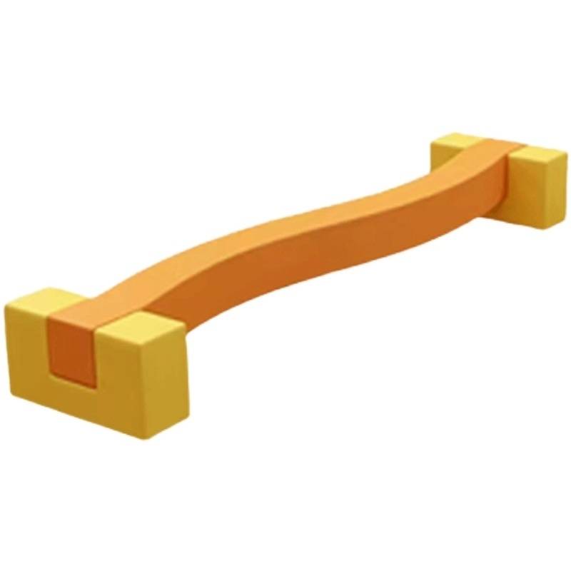 Children's physical fitness parkour training equipment full set of arc -shaped trapezoidal jumper lifting triangle cat hanging rack tank pier