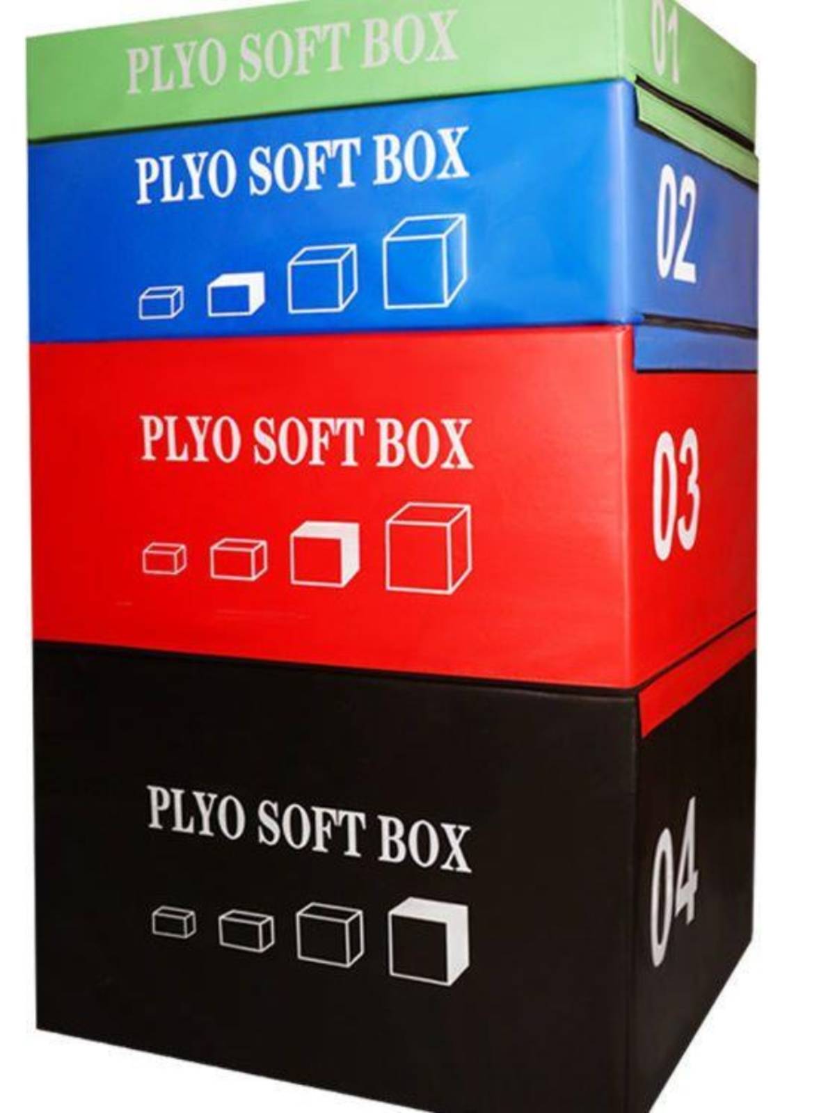 Jumper box four to one, children's ejective training equipment, gradual combination of gymnasiums, jumps high