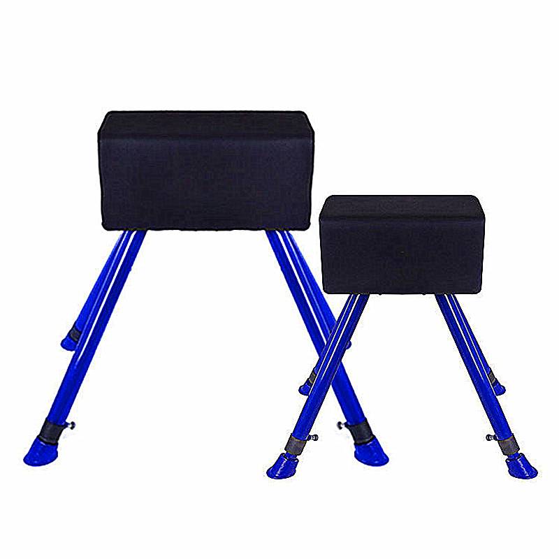 Kindergarten primary school students jumping horse -drawn goat jumping box gymnastics wood jumping saddling horse spring to help springboard pedal