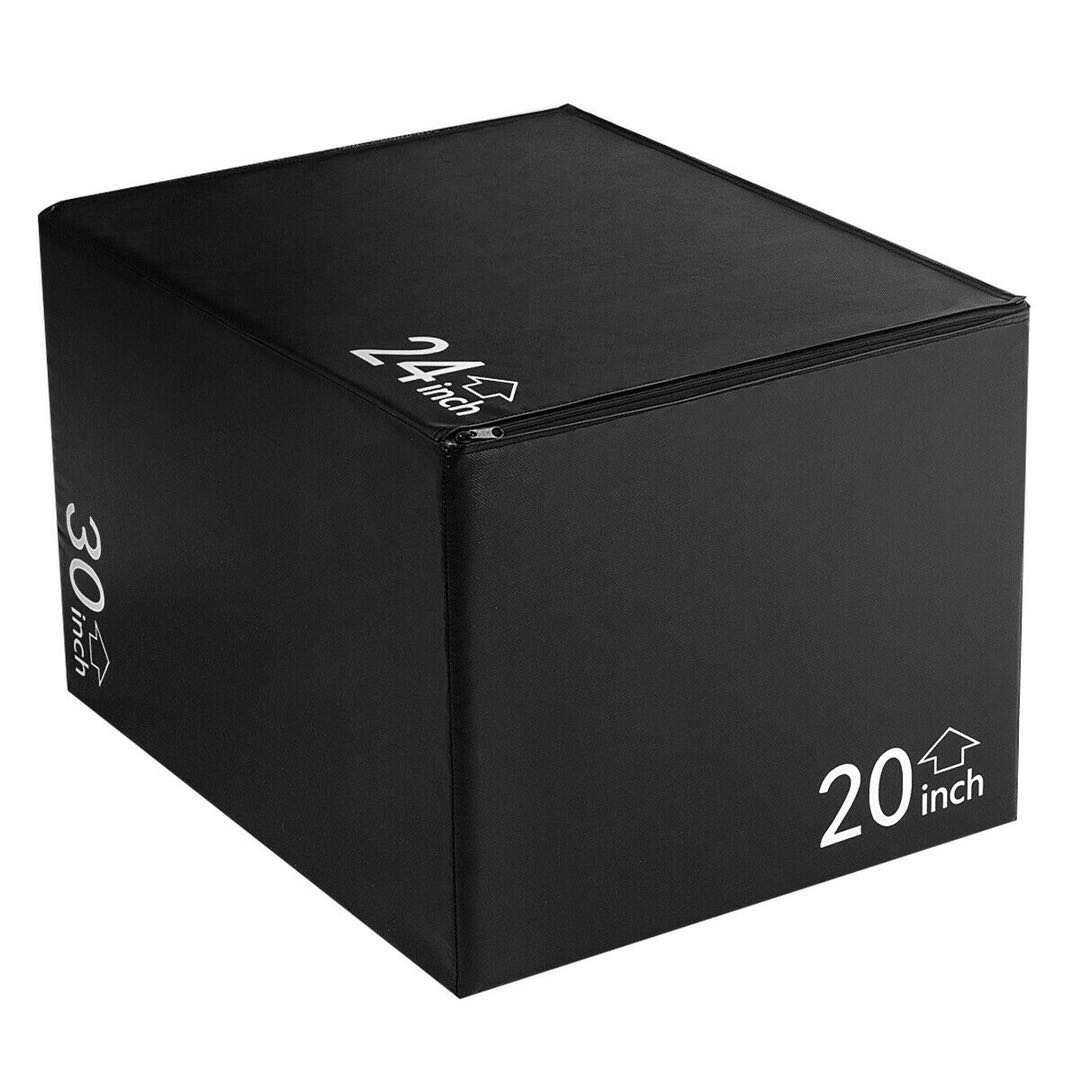 Three -in -one soft jump box black