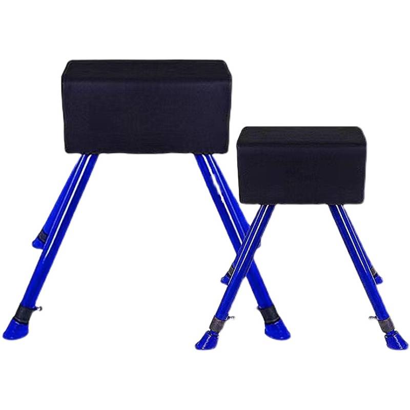 Children's adjustable horses jumping horse kindergarten saddling horse disassembled jumping box big goat jump training equipment spring assistance springboard