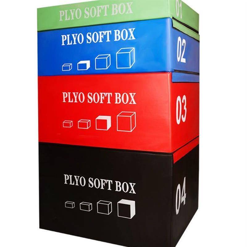 Jumper box four to one, children's ejective training equipment, step-by-step combination gymnasium, high-soft