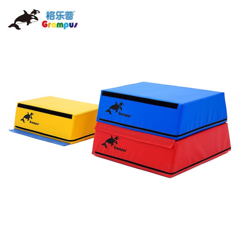 Gelupe three -color jumping horse gymnastics cushion energy kindergarten software jumping box children's early education sense training equipment
