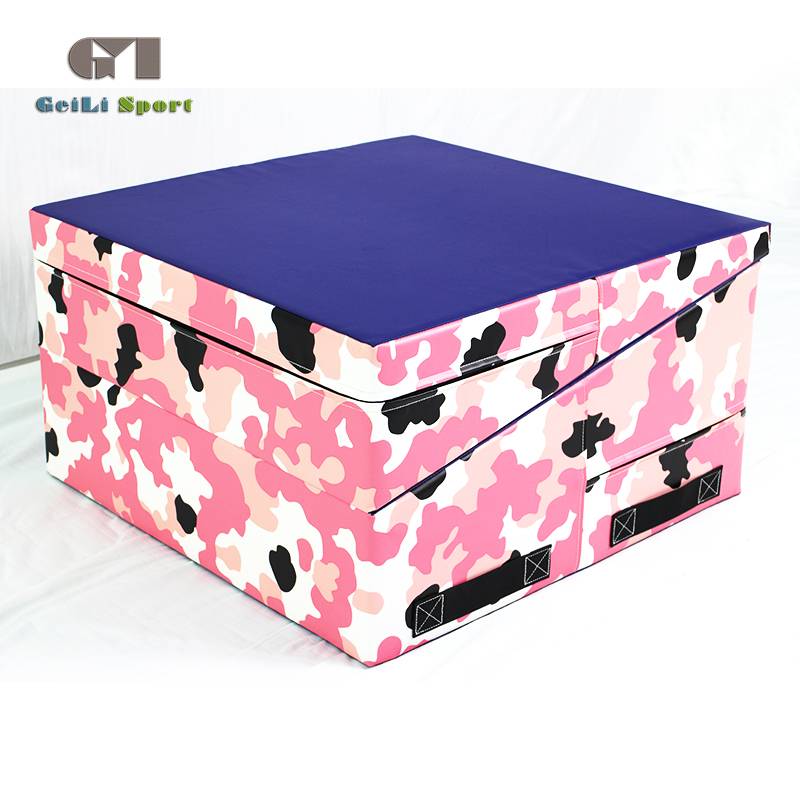 Sensory training equipment Furnishing kindergarten triangular cushion slope jump box empty tangent auxiliary artifact soft sponge new products