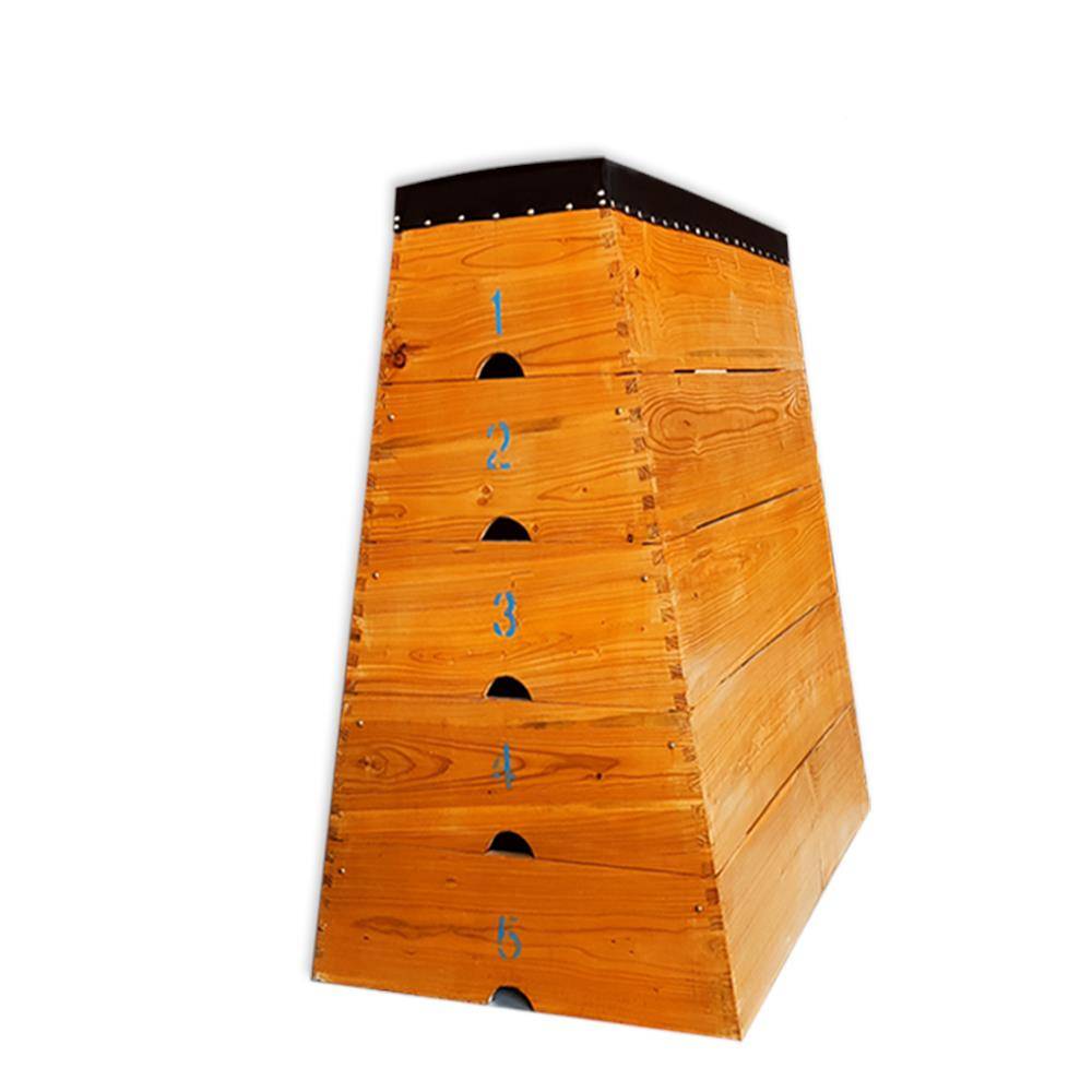 Disclosure of wooden box ladder XII jumping energy training set training to help jumping board combinations colorful raw wood shape size