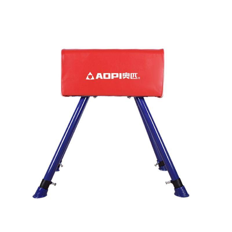 Children can adjust the high -jump horse kindergarten kindergarten saddle horse disassembling big goat jump training equipment spring assistance springboard