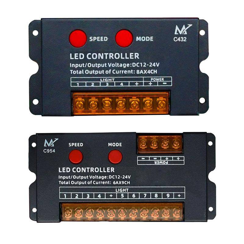 LED split -light box controller jumping into flowing water, sparkling horse -drawn signboard light -glowing light 12V24V switch