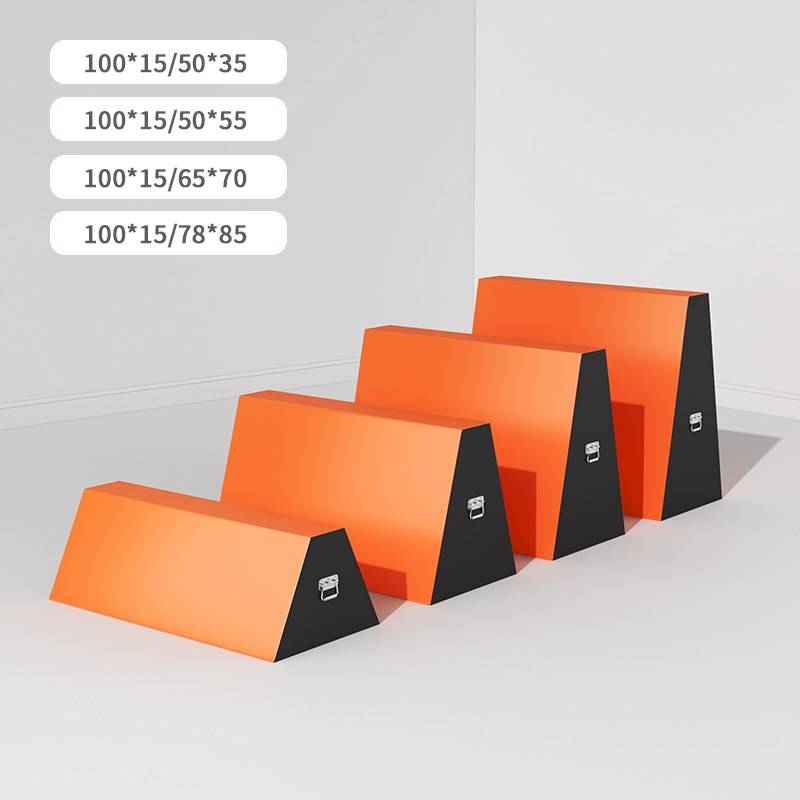 Four pieces of parking trapezoidal