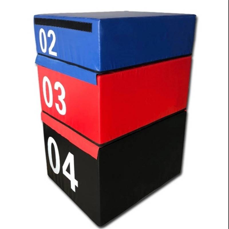 Four floors of children's jump boxes
