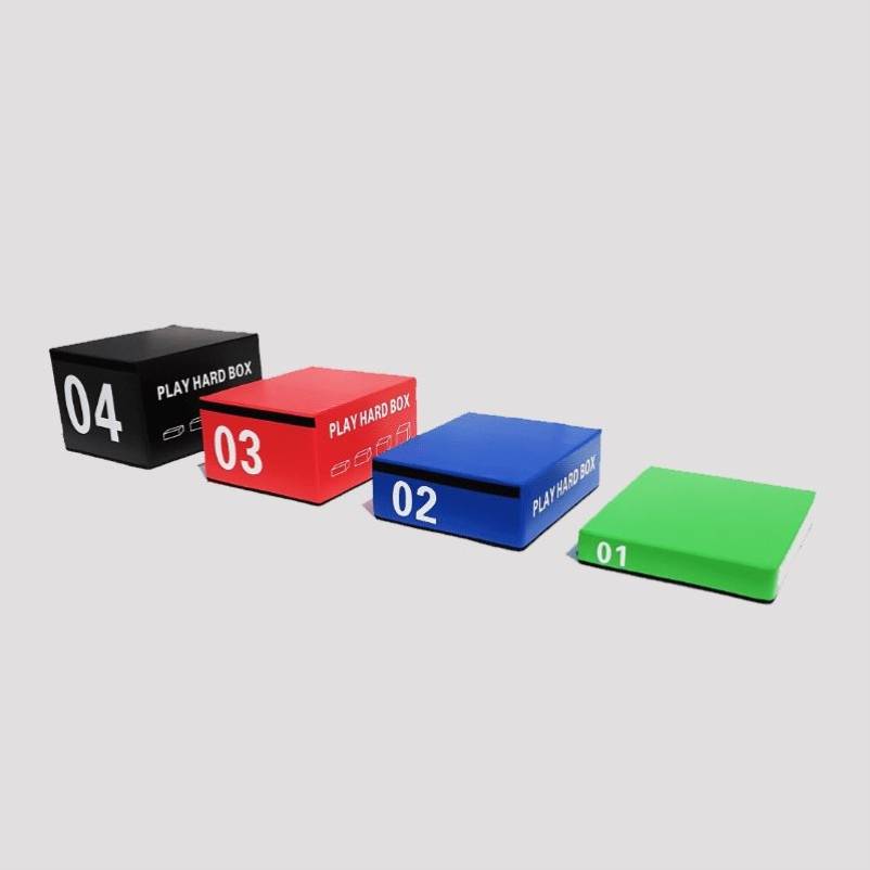 Green, blue, red and black four -in -one jump box 35kg