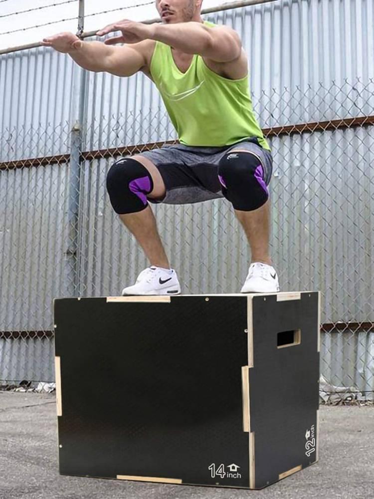 Wooden jump box bouncing training jumping stool Sanhe -1 comprehensive physical training box Plyo Boxes JUMP private teaching