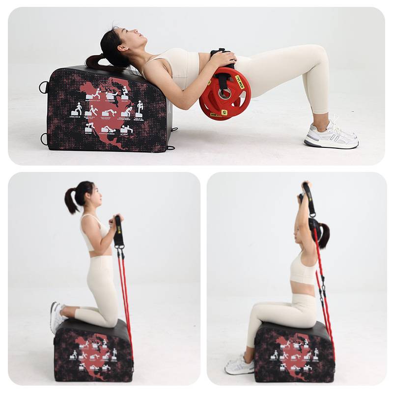 Multifunctional buttocks jumping box Furnishing Hip Hip Bridge Fitness Box Beautiful buttocks Training Meiya Software Jumping Box
