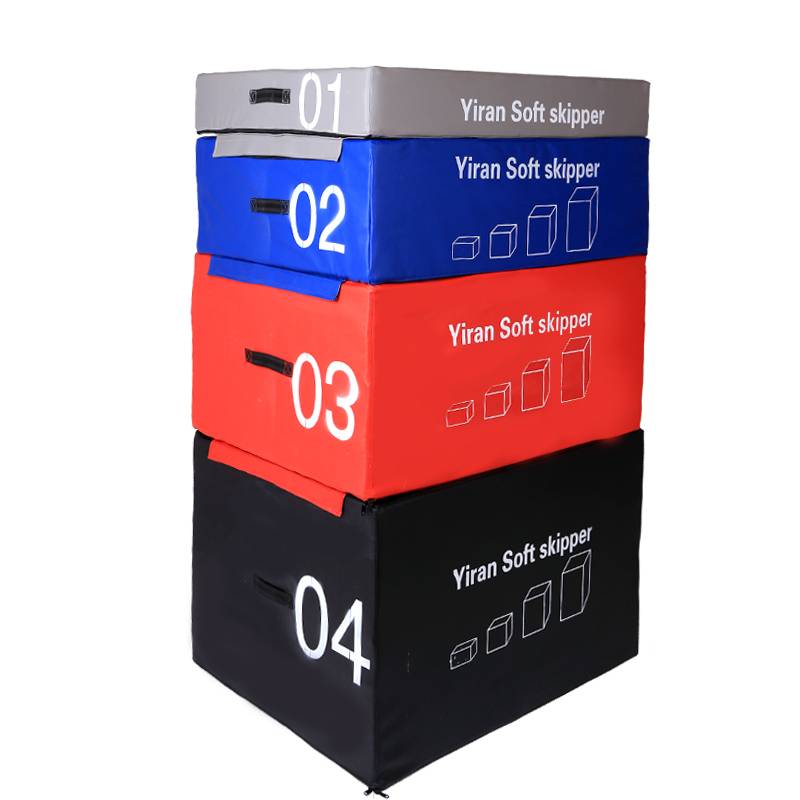 Four -in -1 PU software training box bouncing explosion force training fitness private education and gym special soft jump box