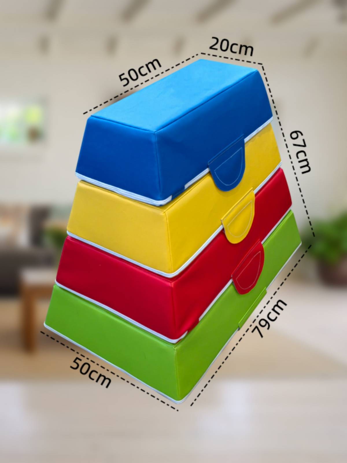 Early teach kindergarten software jumping horse jumping box Children Ama Mansat jump over obstacle sensing training equipment