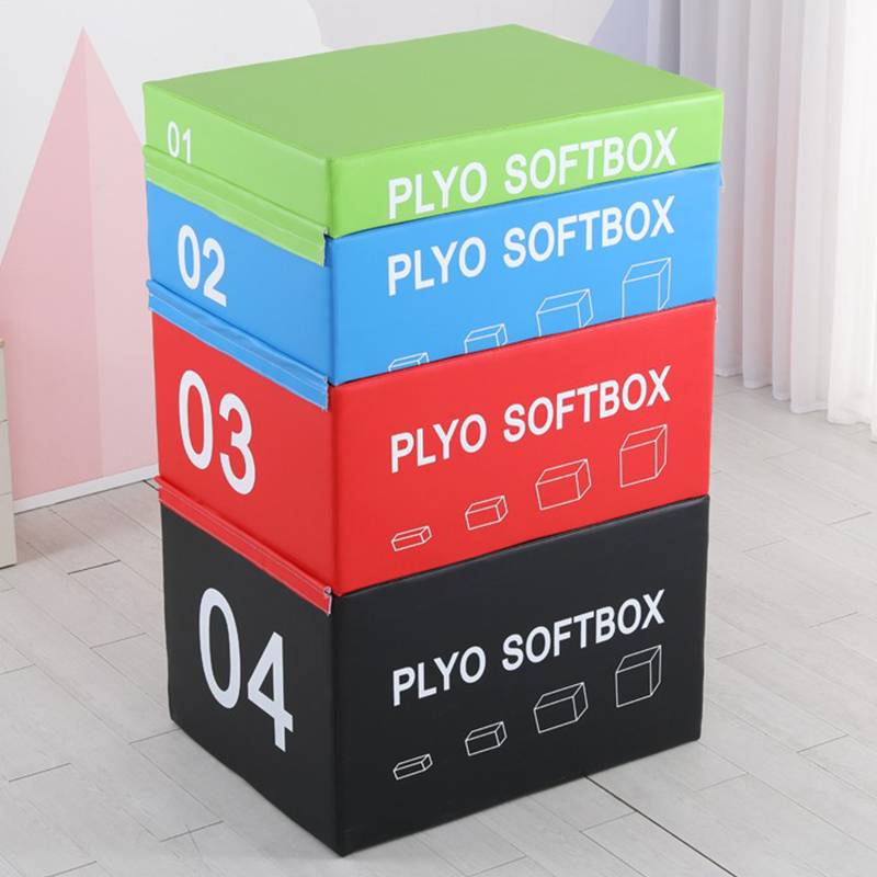 Four -in -one progressive jumping box software combination sensor integrity equipment indoor body is suitable for four layers of horses bombs jumping force toys