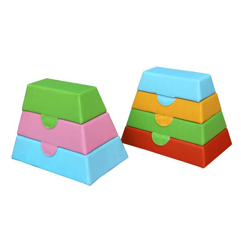 EssenceChildren's software jumping box jumping box track and field leaping obstacles Sports equipment Kindergarten soft jumping stool jumping horse training Anshan