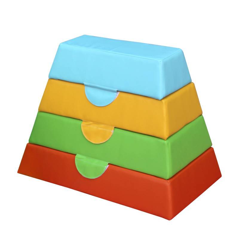 EssenceChildren's software jumping box jumping box track and field leaping obstacles Sports equipment Kindergarten soft jumping stool jumping horse training Anshan