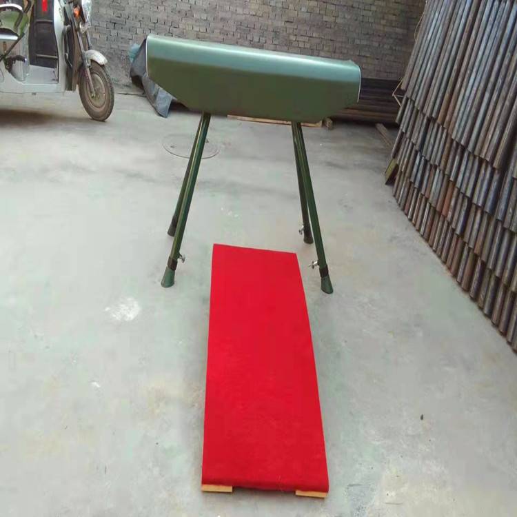 Children's adjustable horses jumping horse kindergarten saddling horse disassembled jumping box big goat jump training equipment spring assistance springboard