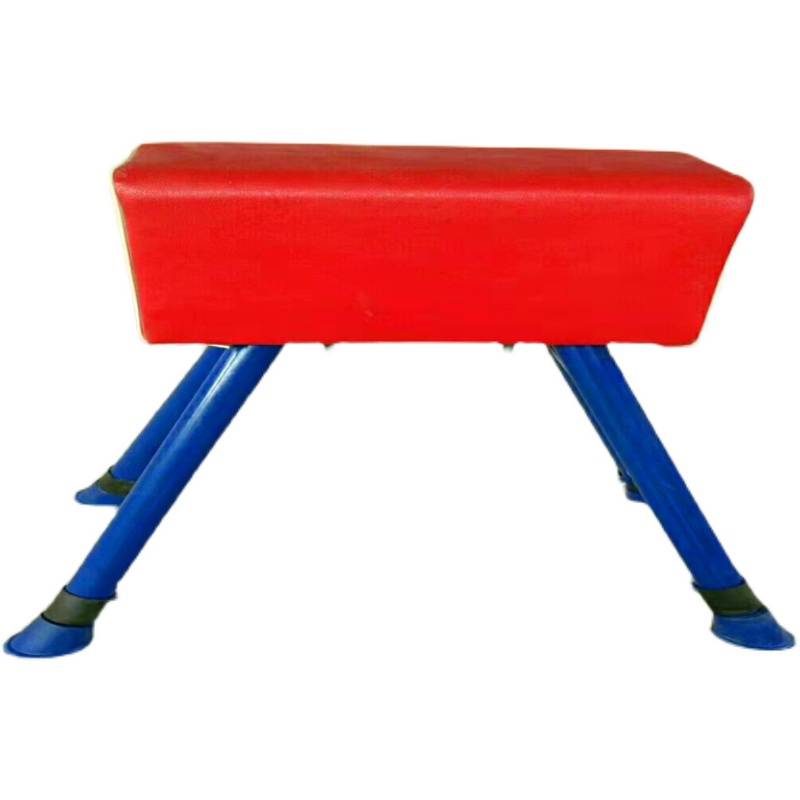 Children's adjustable horses jumping horse kindergarten saddling horse disassembled jumping box big goat jump training equipment spring assistance springboard