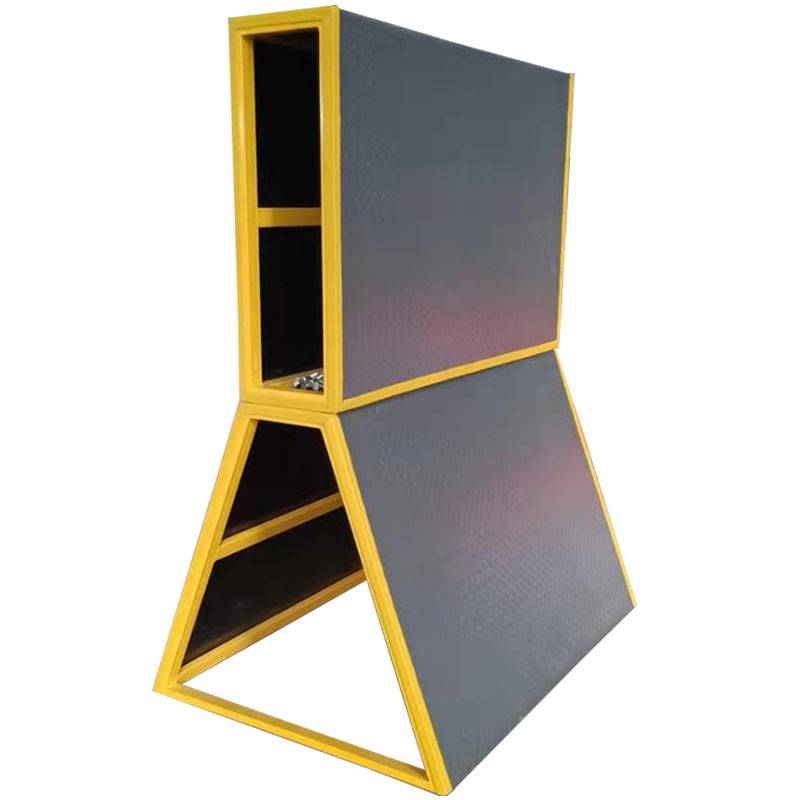 Children's physical fitness training equipment full set of kindergarten sensing climbing high wall jump box triangle cannons
