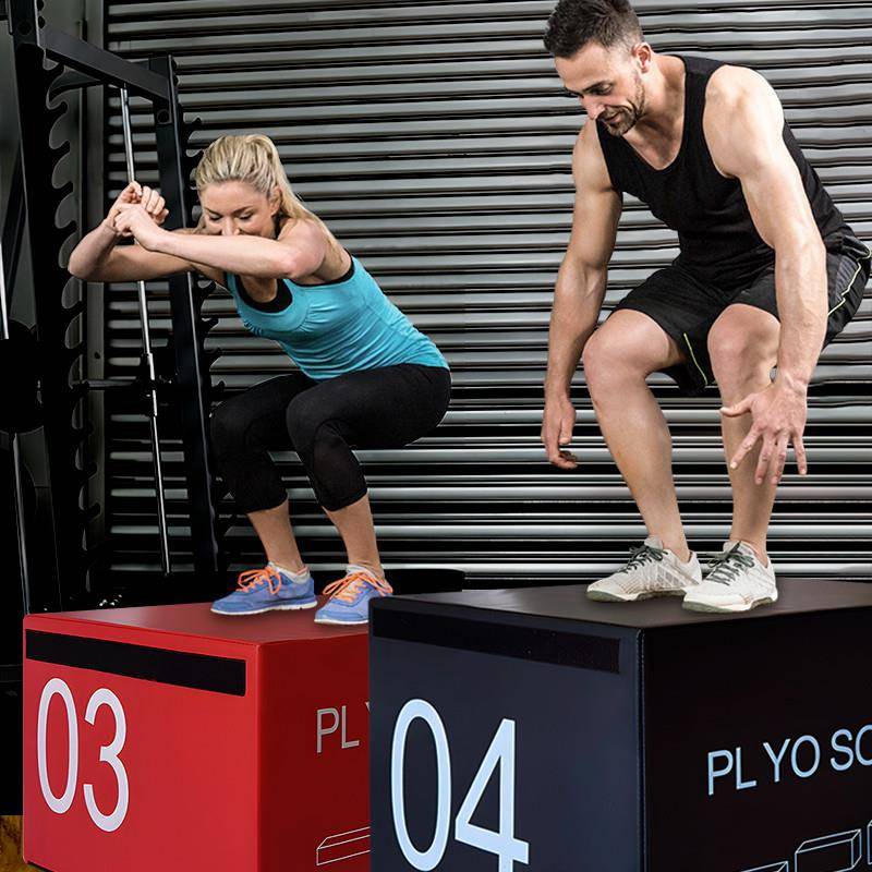 A combination of jumpboxes of adult children's soft-bulletting high-stage gymnasium sports