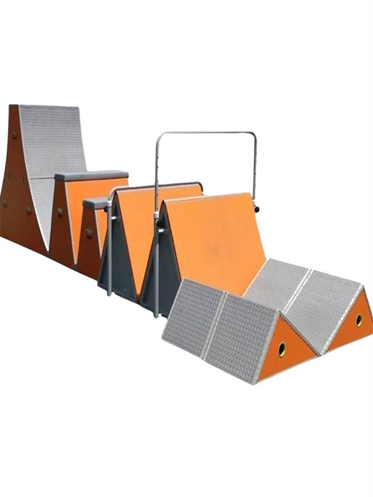 Children's physical fitness training Equipment Kindergarten indoor and outdoor parkour triangle jump box jumping box full set of young people