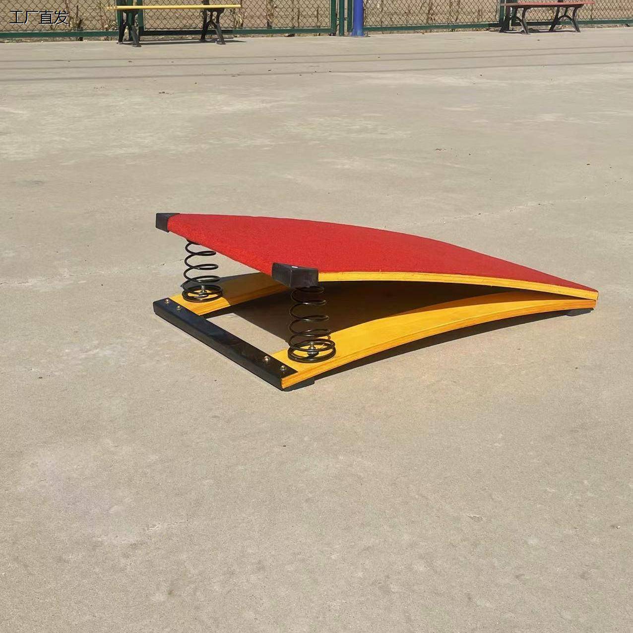 Spring springboard martial arts empty rollover springboard children can adjust the size and small jumping horse kindergarten.