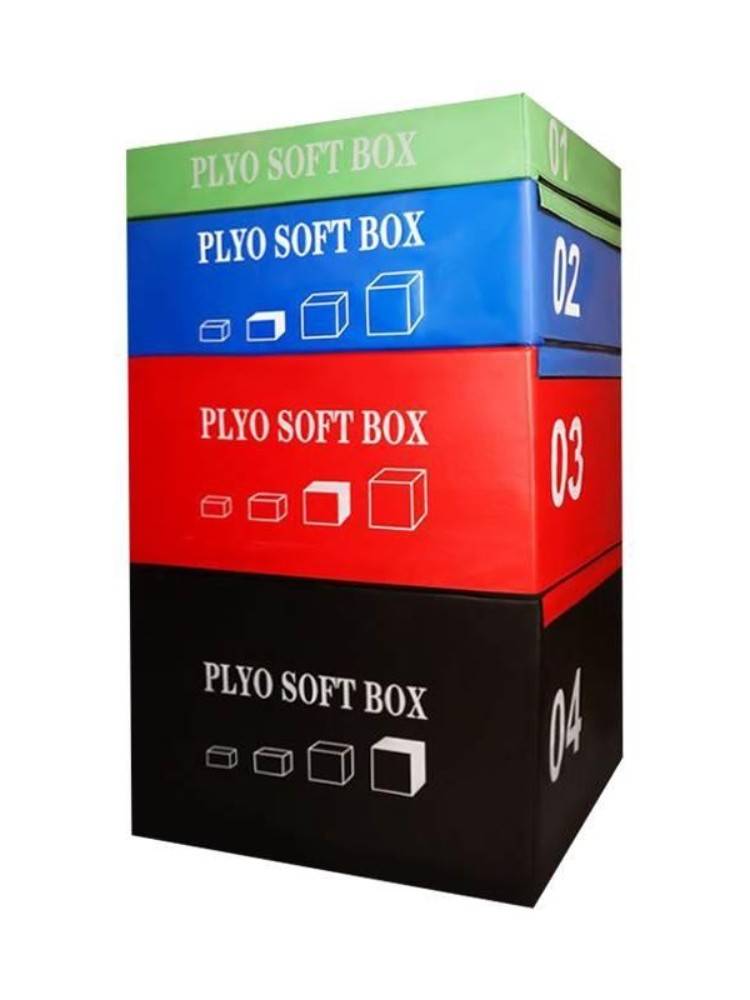 The jumper box, a combination of software, trains children to dance in horse goats and balance wooden steps
