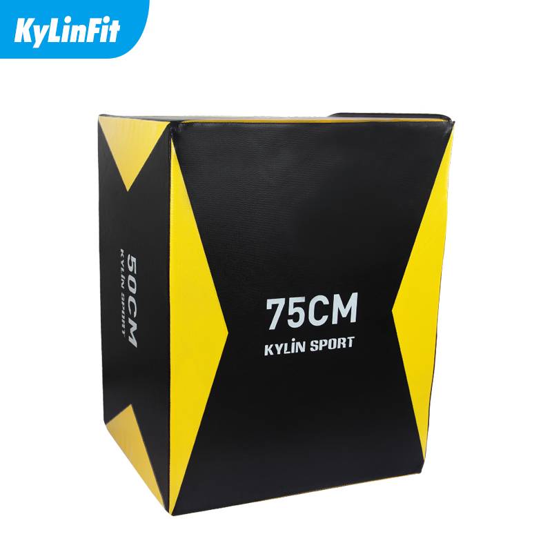 Three -in -one jumping box jumping stool jumping horse thickened sports gymnastics leather training fitness training goat can explode for strength steps