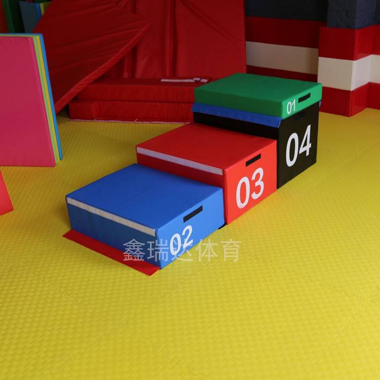 Children's physical training equipment Digital jumping box jump box Children's early education software Equipment Software Sensory Combination Box