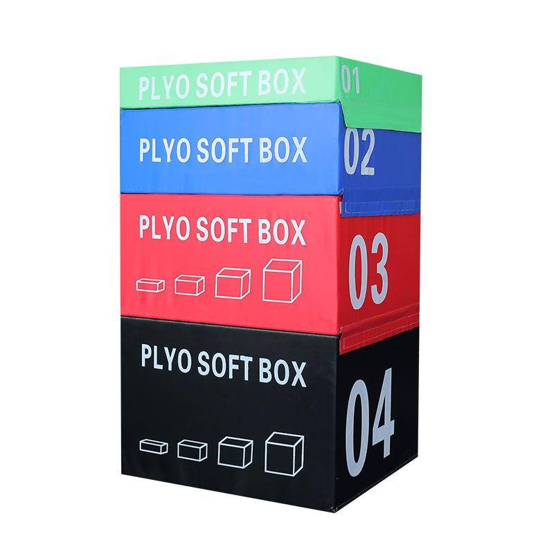 Fitness box Child training jumping software room combination combination of one -in -one bomber bomber body energy burst force cushion house shaking