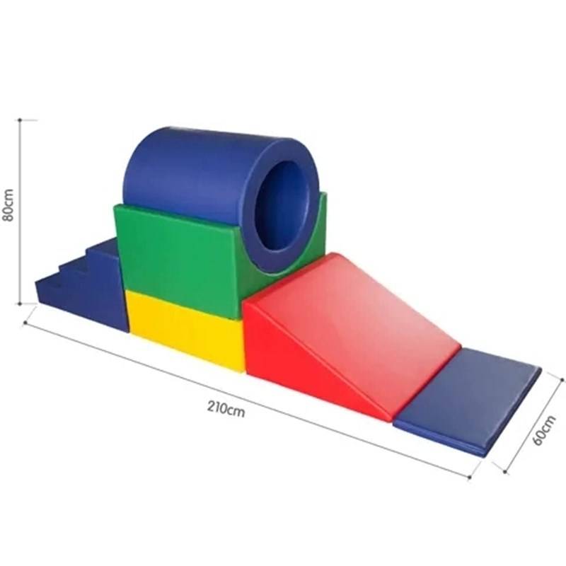 Children's physical fitness teaching aids, training children jump boxes, dives, dial -Qiu Qianli Rock Board Climbing Balanced Wood Folding Pad