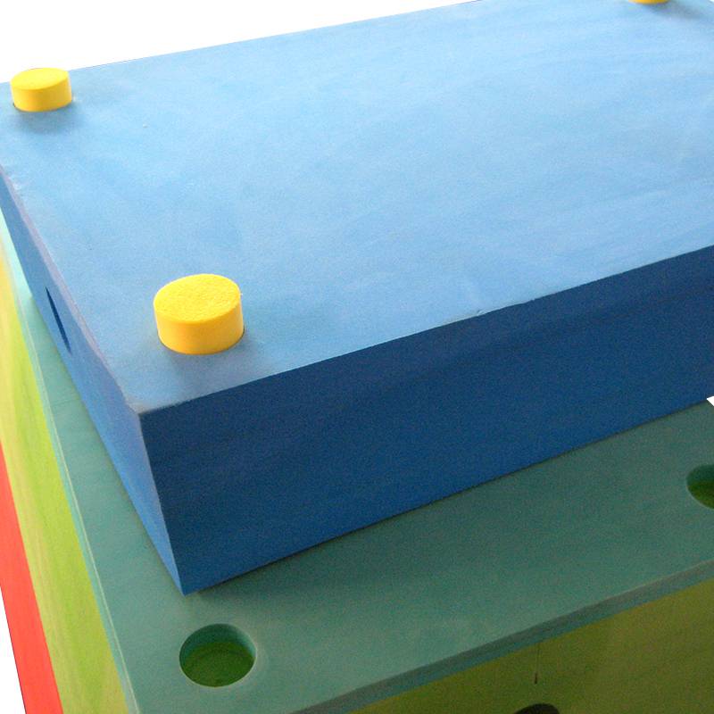 Bouncing box seven -color flower kindergarten kindergarten children's toys outdoor sports equipment EVA soft balance platform