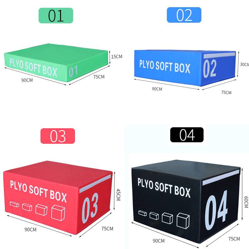 A soft-box gym with a jumper, a jumper, a jumper, and a jumper