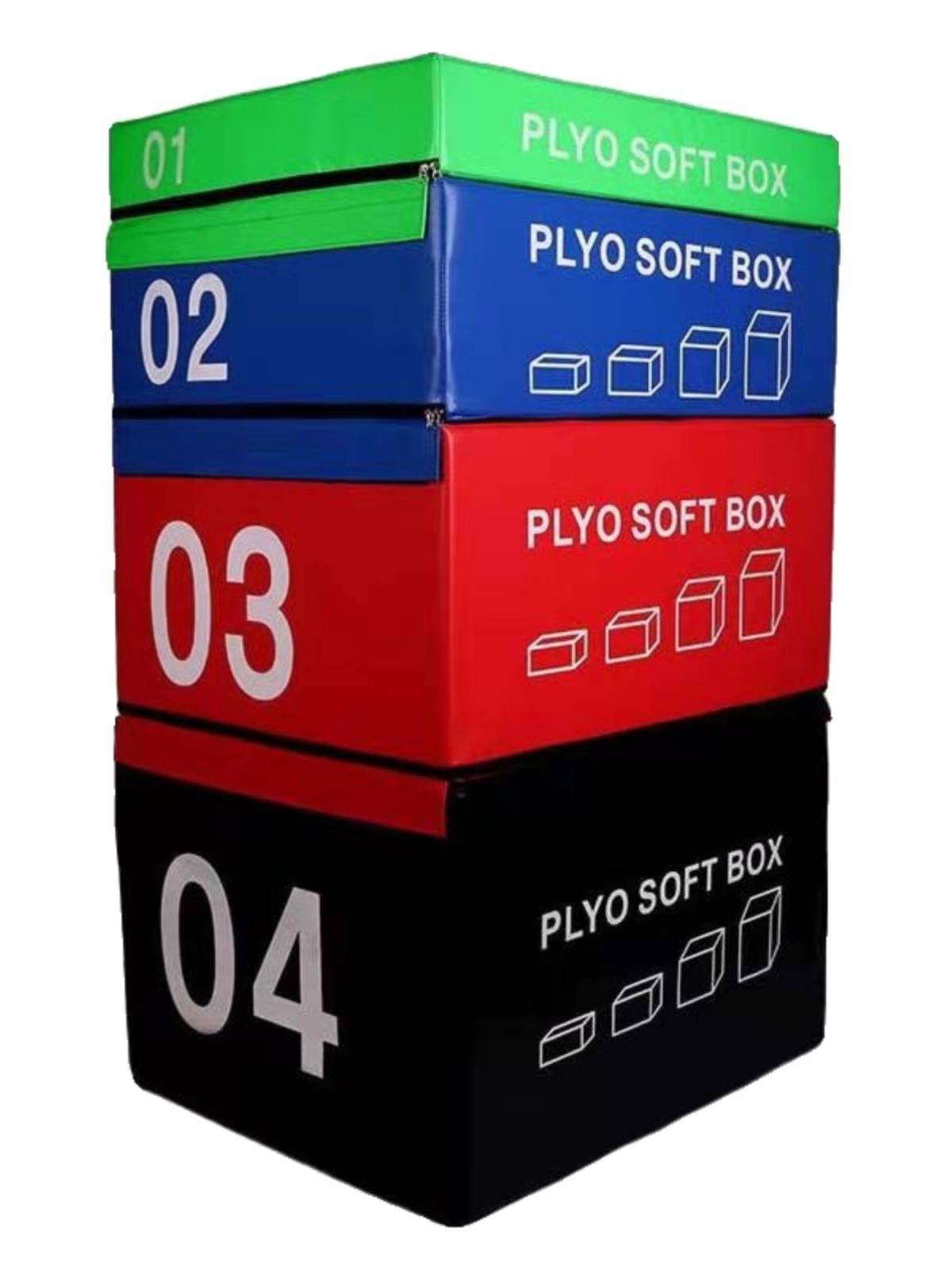 Adult children jumping box soft quad -in combination fitness box burst software training gradual training jumper
