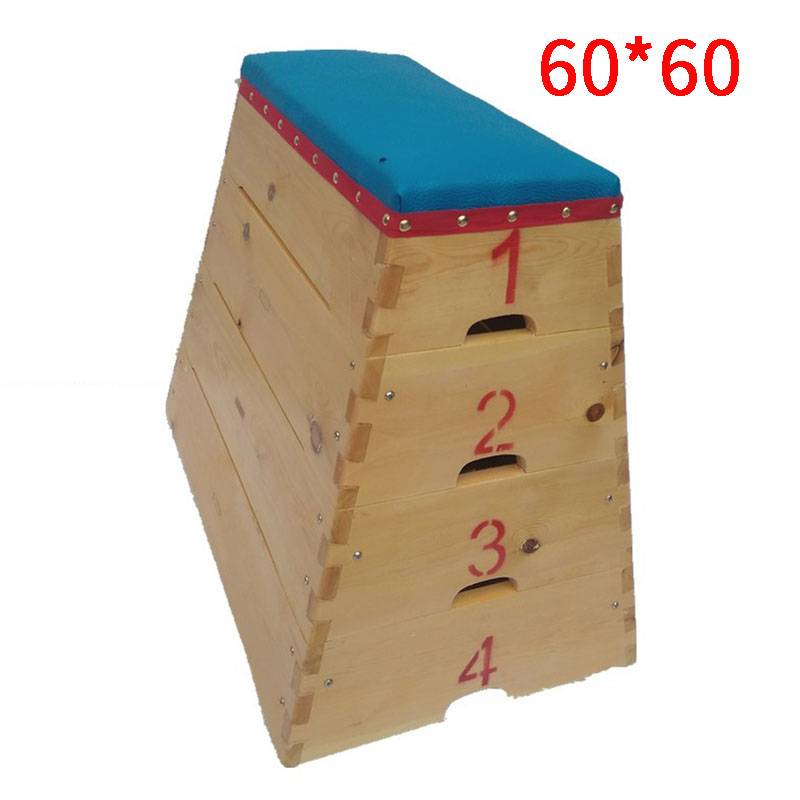 4 -layer thickened wooden saddle horse