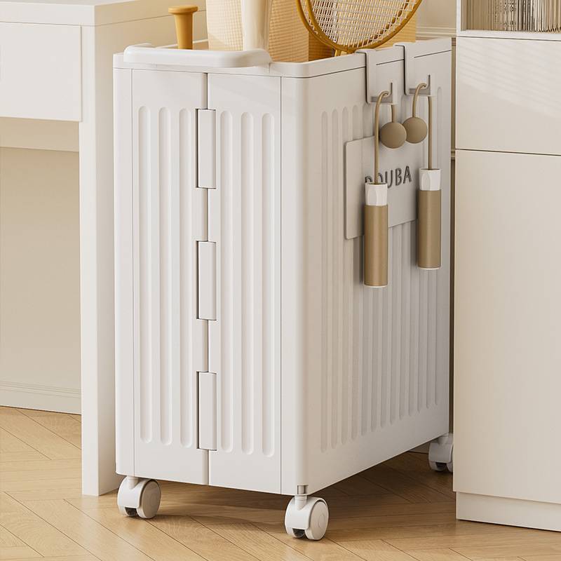 Yoga cushion storage basket plastic band wheels folding sports fitness equipment storage box jump fucking supplies storage basket