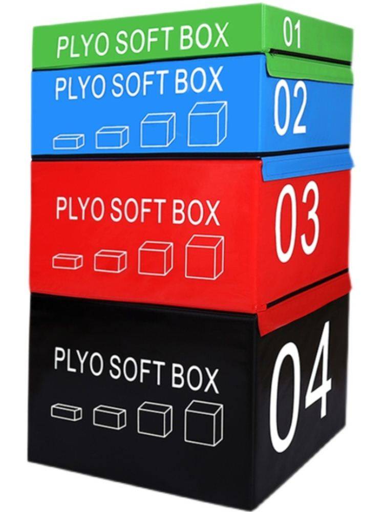 A combination of jumpboxes of adult children's soft-bulletting high-stage gymnasium sports