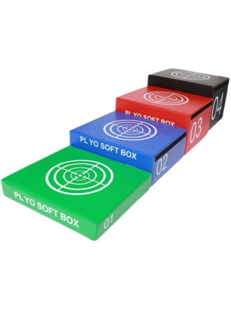Four -in -1 PU combination box -capable jumping box software training gym children's explosion force bombs jump box jump box