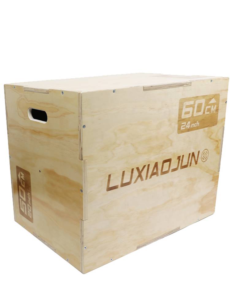 Lu Xiaojun Luxiaojun wooden jump box three -in -one fitness bouncing sports comprehensive training wooden jump stool