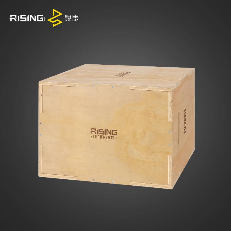 A box where a child can train a family to use a gym