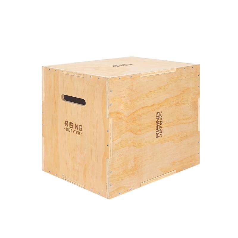 A box where a child can train a family to use a gym