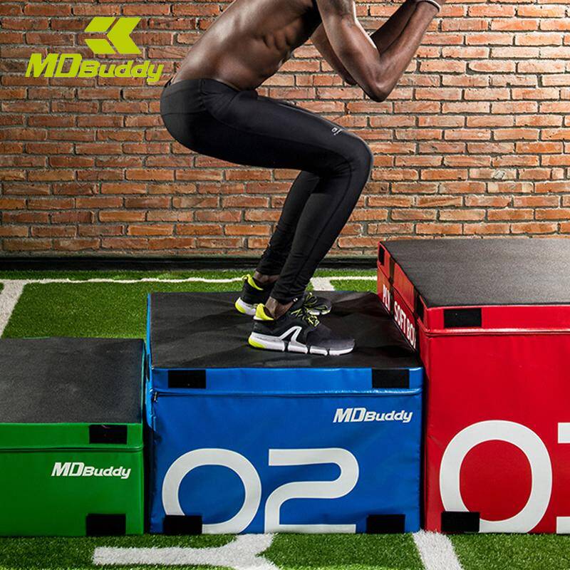 MDBUDDY high -end load -bearing sponge three -in -one jump box bouncing training explosion force body suitable fitness device