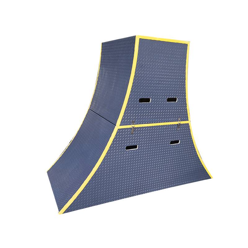Parkour double -sided curved jumper