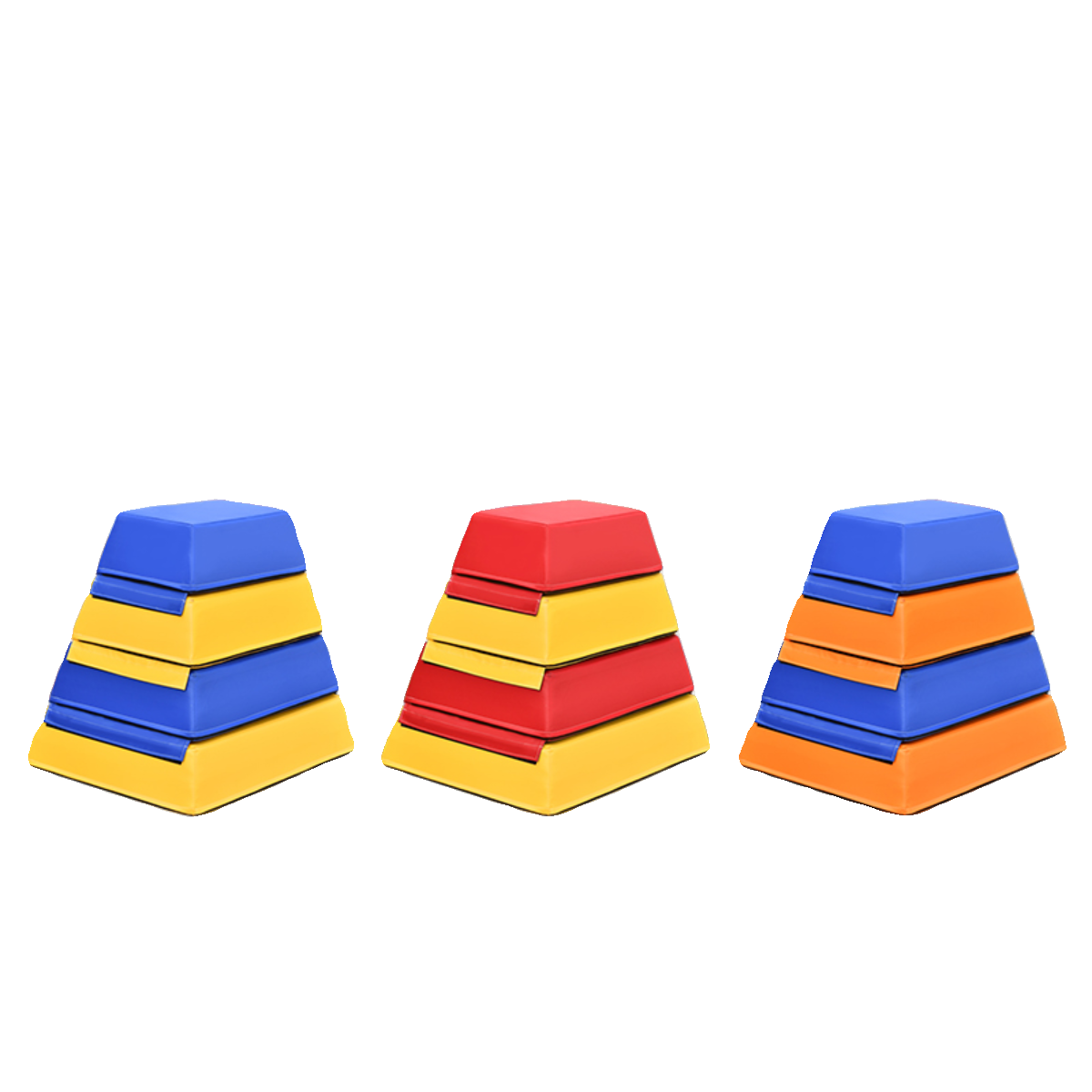 Adult gym children's physical fitness training majors in the four -in -one and gradual combination of software bouncing explosion box jump boxes