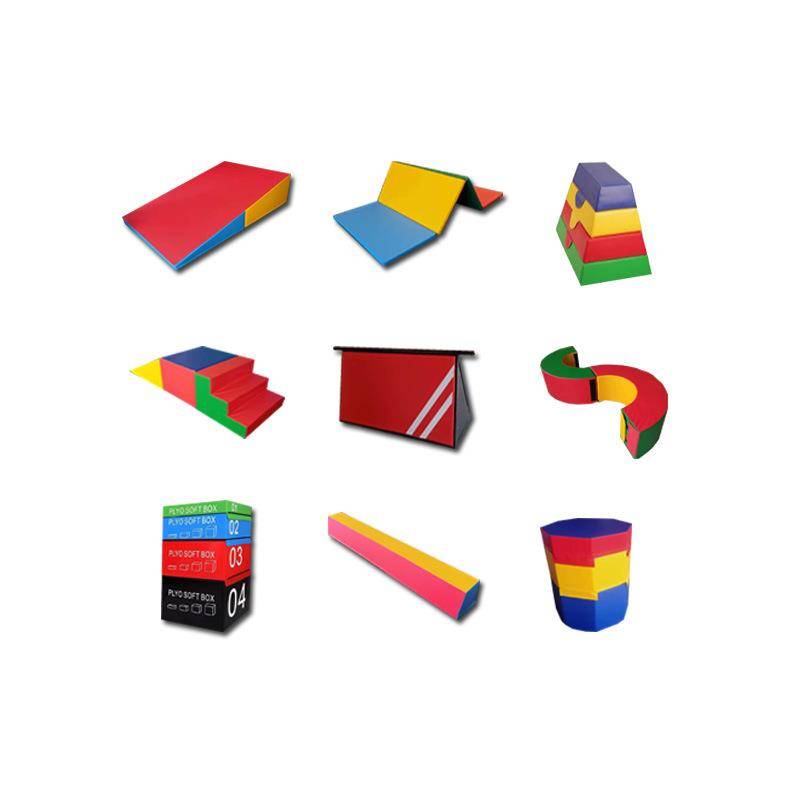 Children's physical fitness training equipment full set of early education sense teaching aids combined balance wood slope jumping box equipment