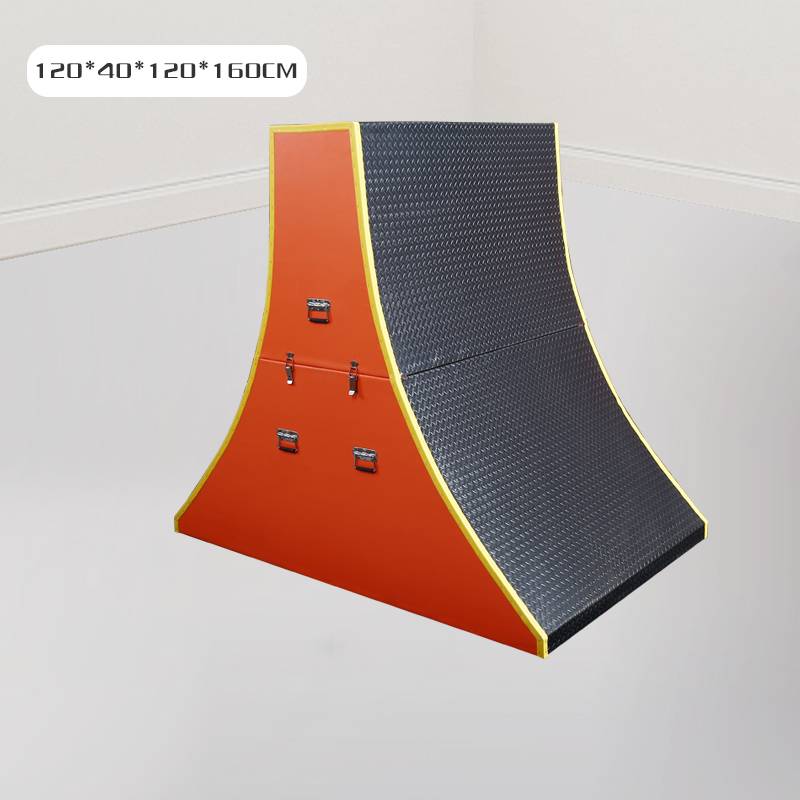 Basic dual -curved parkour big wooden box