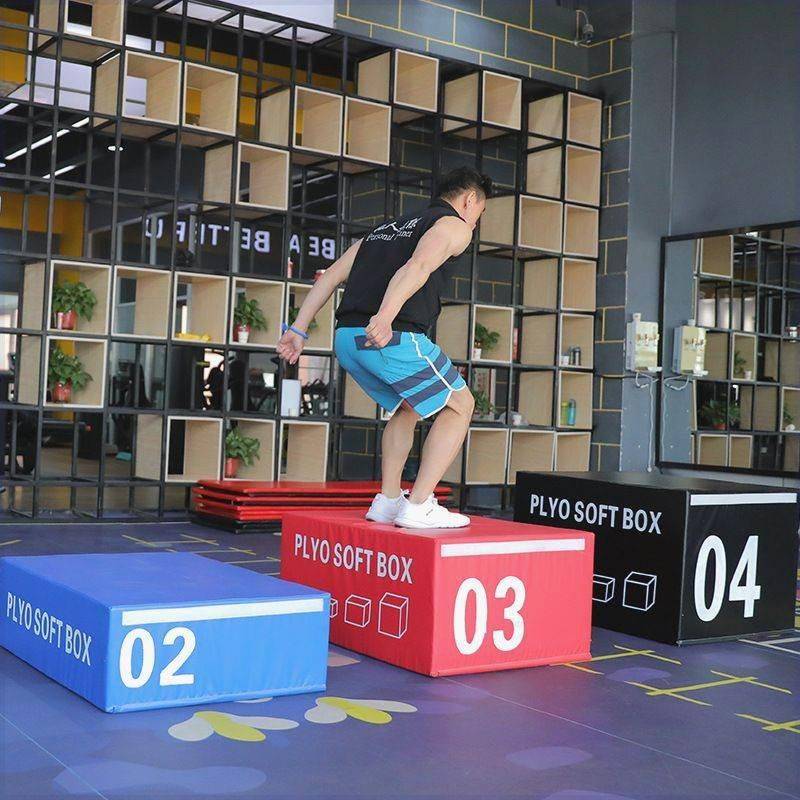 Jumper box, soft gyms, high-stroke children's ejection combinations trained to jump